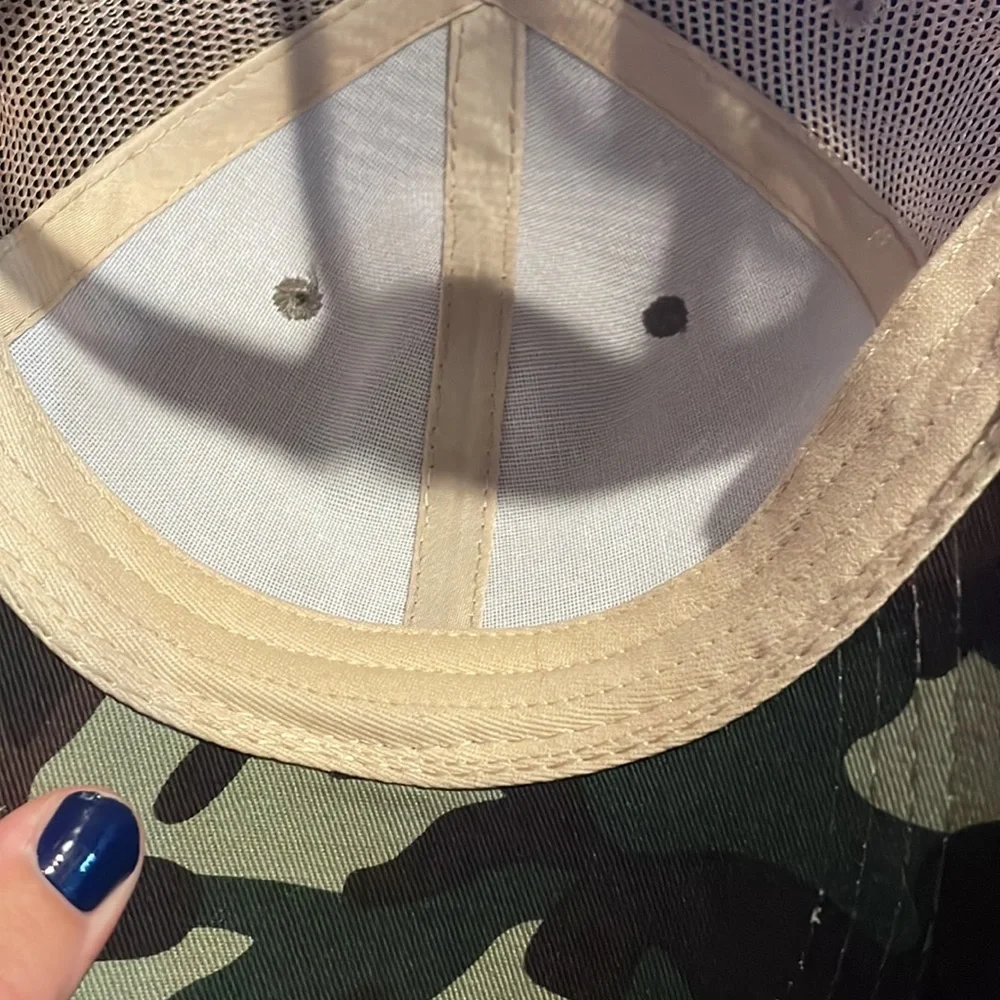 Baseball MOM Camo trucker Cap NWOT